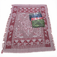 Purple Boho Throw Rug, Table Cloth, Picnic, Camping Blanket 180x200cm 