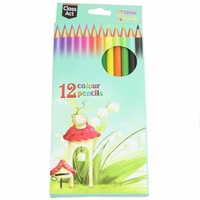 24 x Packs of 12 Kids Colour Bright Colour Colouring Pencils Drawing MQ-001