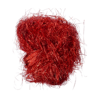 Red Foil Tinsel Fuzz Shredded Metallic Spray Wedding Party Decorations