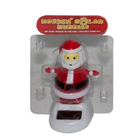 10cm Grooving Santa Solar Powered Great for the Car, Office or Kitchen