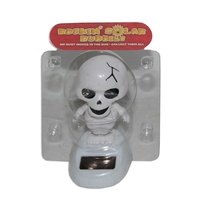 10cm Grooving Skelleton Solar Powered Great for the Car, Office or Kitchen