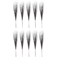 10pce Brown Display Grass Set Stem 150cm Artificial Plant / Flower Filler