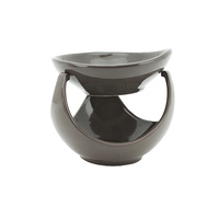 New 1pce Oil Burner Moders Design 12x11.5cm in 4 Assorted Colours
