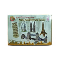 3D Jigsaw Puzzle Game Mini Architecture Series Kids Family Famous Landmarks