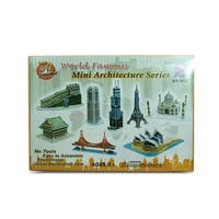 3D Jigsaw Puzzle Game Mini Architecture Series Kids Family Famous Landmarks