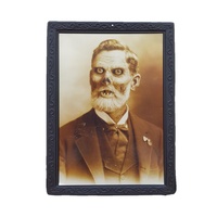 Grandfather Zombie 48cm Framed 3D Vintage Horror Scary Print Illusion Halloween