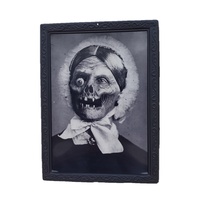 Grandmother Zombie 48cm Framed 3D Vintage Horror Scary Print Illusion Technology