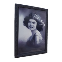 Possessed Girl 48cm Framed 3D Vintage Horror Scary Print Illusion Halloween