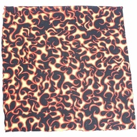 Bandana Fire & Flames 1pce 54cm 100% Cotton Head Wrap Scarf