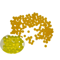 10g Crystal Soil Gel Water Beads Jelly Balls Keep Flowers Fresh Yellow Colour