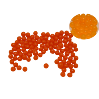 10g Crystal Soil Gel Water Beads Jelly Balls Keep Flowers Fresh Orange Colour