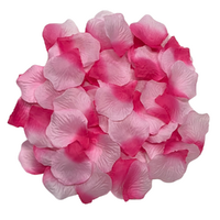 120 Scented Light Pink Rose Petals 5x5cm Weddings, Valentines Day, Party Theme