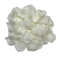 120 Scented Cream Rose Petals 5x5cm, Weddings, Valentines Day, Party Theming