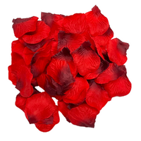 120 Scented Red Rose Petals 5x5cm, Weddings, Valentines Day, Party Theming