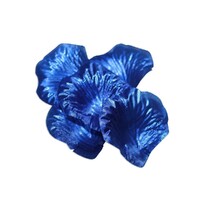 120 Metallic Blue Rose Petals 5x5cm, Weddings, Valentines Day, Party Theming