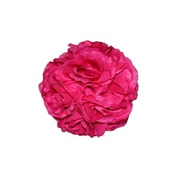 Rose Flower Ball 16cm Hot Pink Polyester Hangable Weddings Decorations