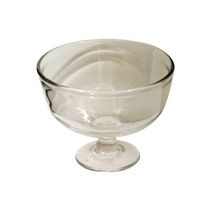 13cm Ice Cream / Sunday Desert Glass Bowl with Vintage Style Stem MQ-210