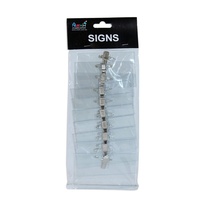 20x Clip on badge holders insert size 8.8 x 5.7cm exhibition name tag/trade show