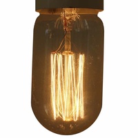 Edison vintage light bulb / globe tubular lamp, E27 screw 40 watt - ED009