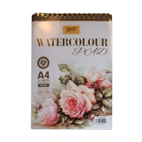 Watercolour Pad 180gsm 24 sheets A4 Acid Free for Watercolour Paints