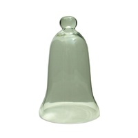 25 x 15cm Vintage Style Glass Bell Shaped Cloche, Food Display Cover 
