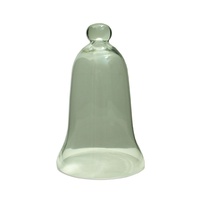 25 x 15cm Vintage Style Glass Bell Shaped Cloche, Food Display Cover