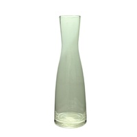 2pce 34cm Clear Glass Vintage Style Water Jug / Wine Decanter 1.5L MQ-236