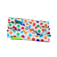 12pce Colour Polka Dots Theme Party Blow Horns 20cm for Birthday Parties