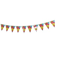 Happy Birthday 2m Party Bunting Flags Paper with Quality Stitched Joining's