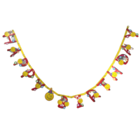 Emoji Face Flower Theme Happy Birthday Banner 200x18cm Sign Great For Parties