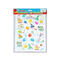 20x White Birthday Theme Party Loot Bags 25cm Great for Lollies & Gifts for Kids