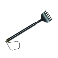 Back Scratcher Telescopic & Extendable Stainless Steel with Hanging Chain Metal