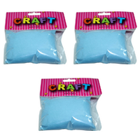 410g Light Blue Fine Sand for Craft, Epoxy Resin Art, Weddings & Candle Home Decoration