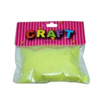 150g Yellow Fine Sand for Craft, Epoxy Resin Art, Weddings & Candle Home Decoration