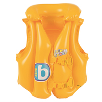 Inflatable Vest for Kids Swimming Training Safety 3-6 Years 1pce Orange Pool