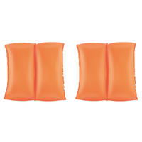 Inflatable Arm Bands for Kids Swimming Training Set 20cm Orange Colour