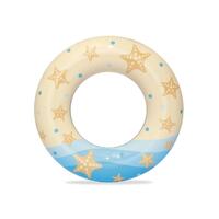 Inflatable Swim Ring 1pce Starfish Themed 61cm/24" Diameter Kids Pool Toy