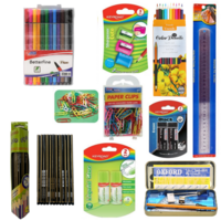 309pce Math's School Set Bundle Pens, Ruler, Rubber, Glue, Sharpener, Paper Clips