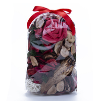 160g Red Pot Pourri Scented Aroma Made with Seed Pods, Leaves & Flowers