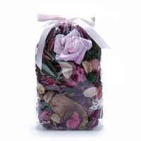 160g Pink Pot Pourri Scented Aroma Made with Seed Pods, Leaves & Flowers