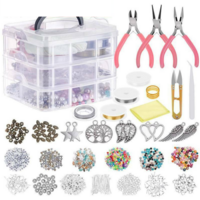 1186pce Jewellery Making Craft Kit Necklaces, Bracelets, Earrings DIY Supplies