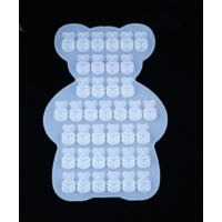 1pce Gummy Teddy Bear Silicone Molds For Epoxy Resin DIY Decor Food or Jewellery