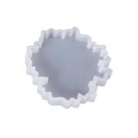 1pce Geode Coaster Round Silicone Mold For Epoxy Resin DIY Decorative Art & Craft