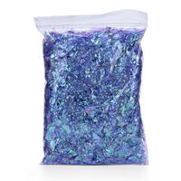 20g Indigo Glitter Flakes Metallic Iridescent Colour Arts & Crafts Or Epoxy Resin