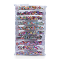 10pce Groovy Charms Fun Rubber Mix Ins Tubes For Epoxy Resin Iridescent Art