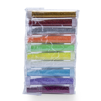 10pce Powder Bright Glitter Sequins Mix Ins Tubes For Epoxy Resin Iridescent Art