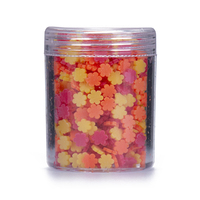 20g Orange Flowers Confetti Mix Ins for Epoxy Resin Art In Tubs Pour Craft