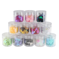 60g Love Hearts Epoxy Resin Art 12 Colours Mix in Tubs Iridescent Finish