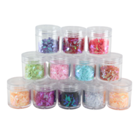 42g Dolphins Epoxy Resin Art 12 Colours Mix in Tubs Iridescent Finish Confetti