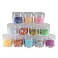 36g Stars Epoxy Resin Art 12 Colours Mix in Tubs Iridescent Metallic Finish